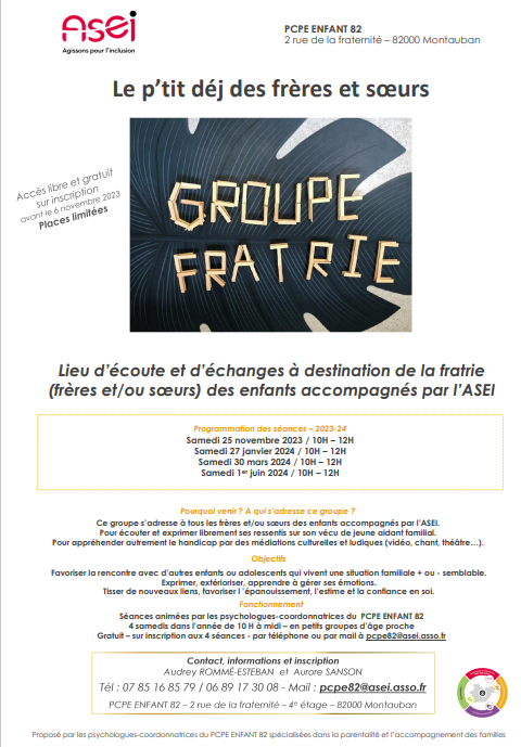 Groupe fratrie