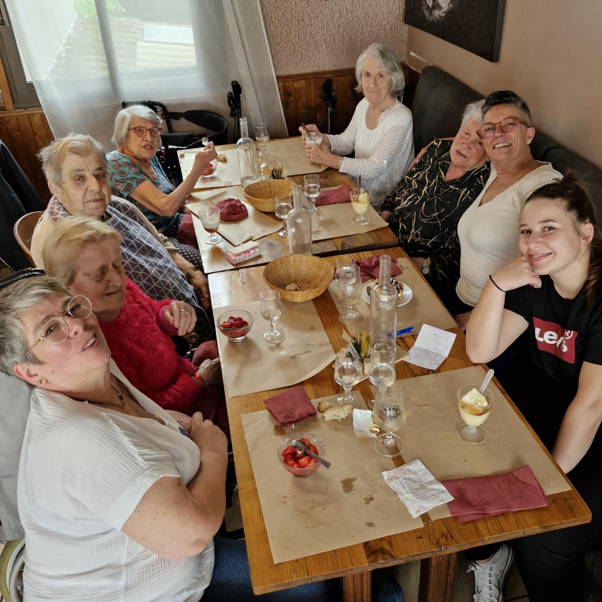 restaurant en famille