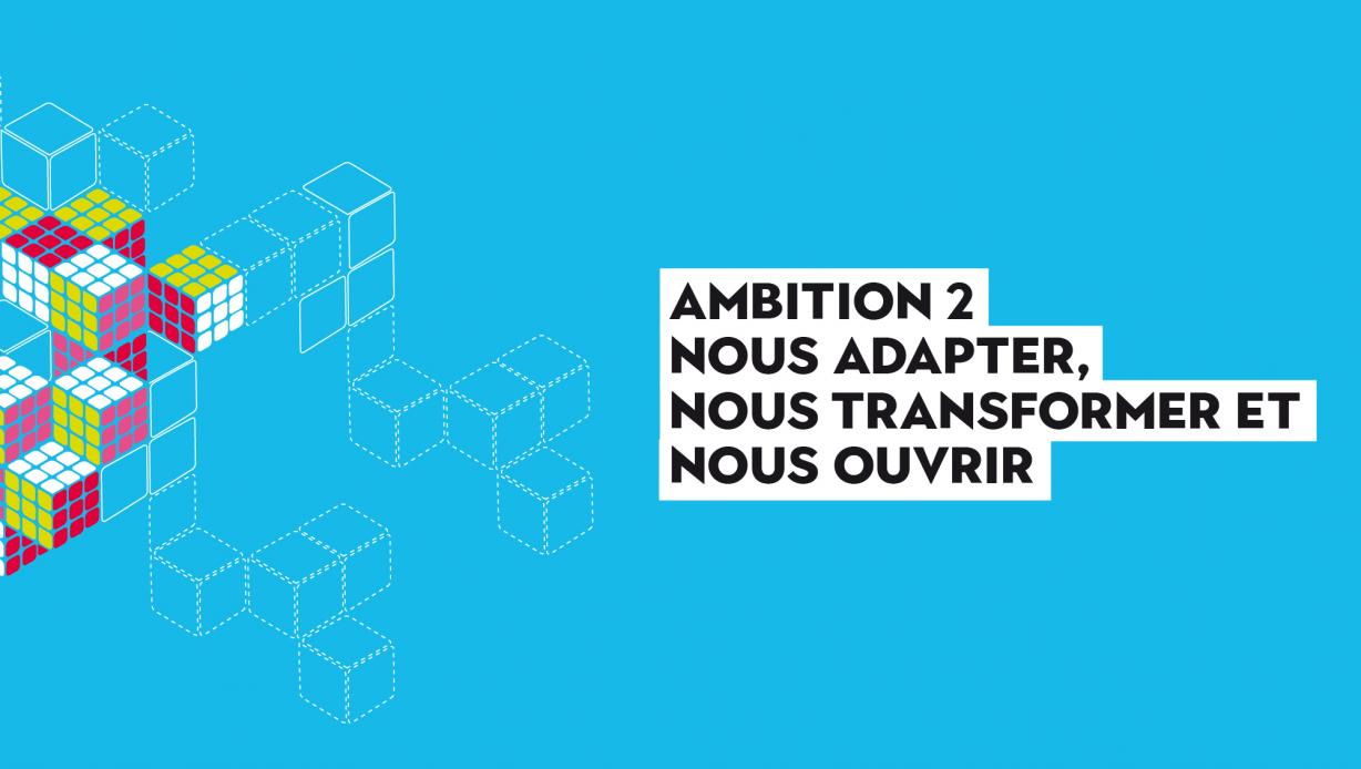 ambition 2 : nous adapter, nous transformer et nous ouvrir