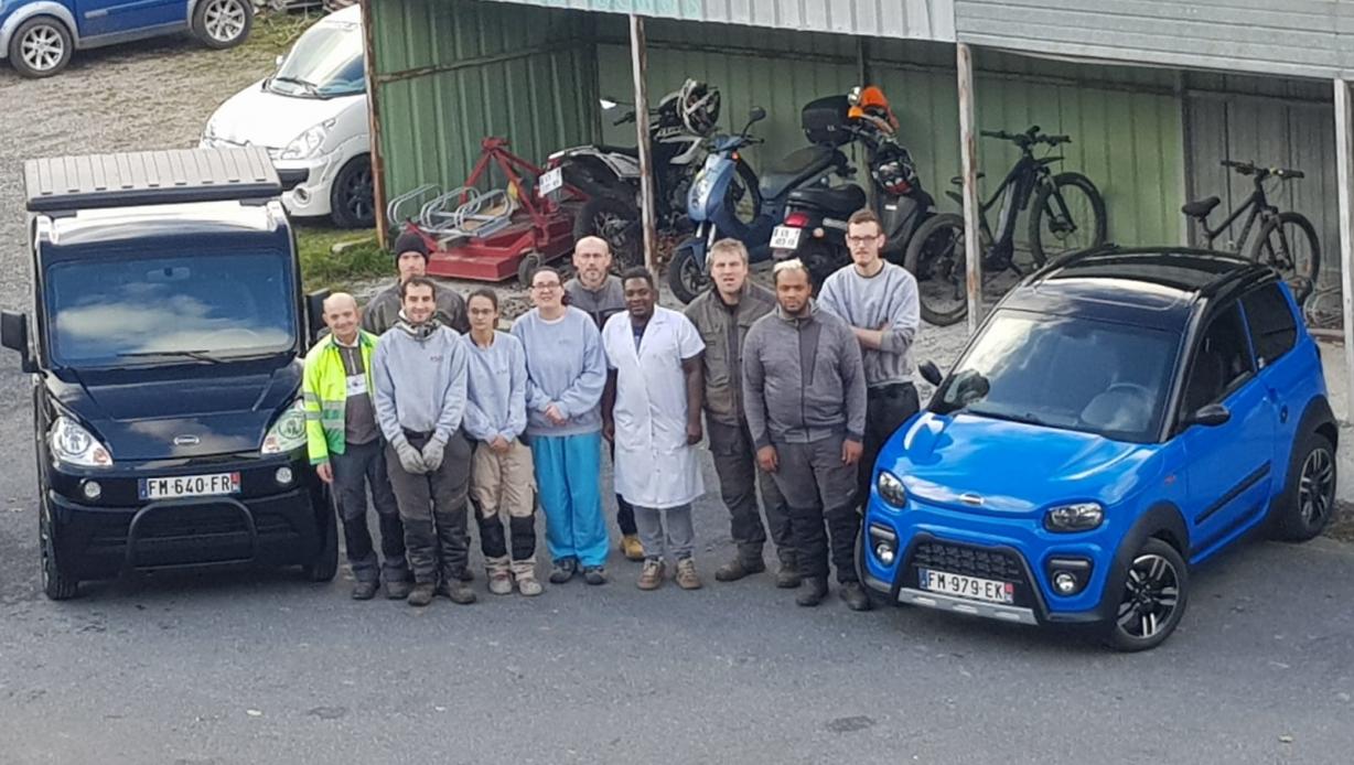 véhicules sans permis à l'ESAT le Garric