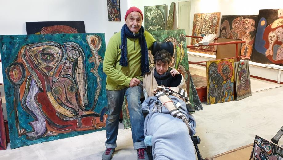 Caroline AINI et son père Philippe